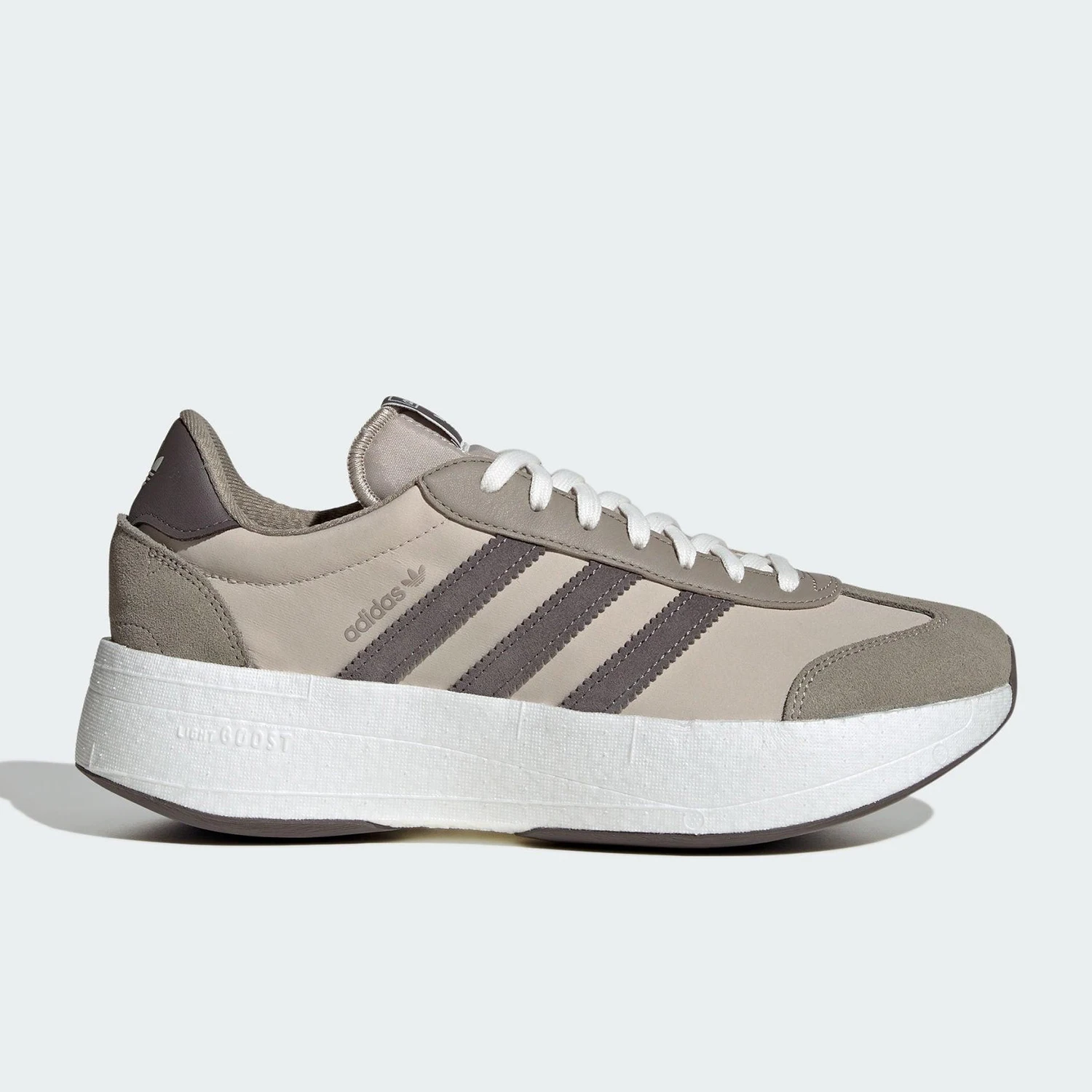 Adidas Authentic Three Leaves Men's Women's Thick Sole Cushioned Wear-Resistant Running Shoes JR8011