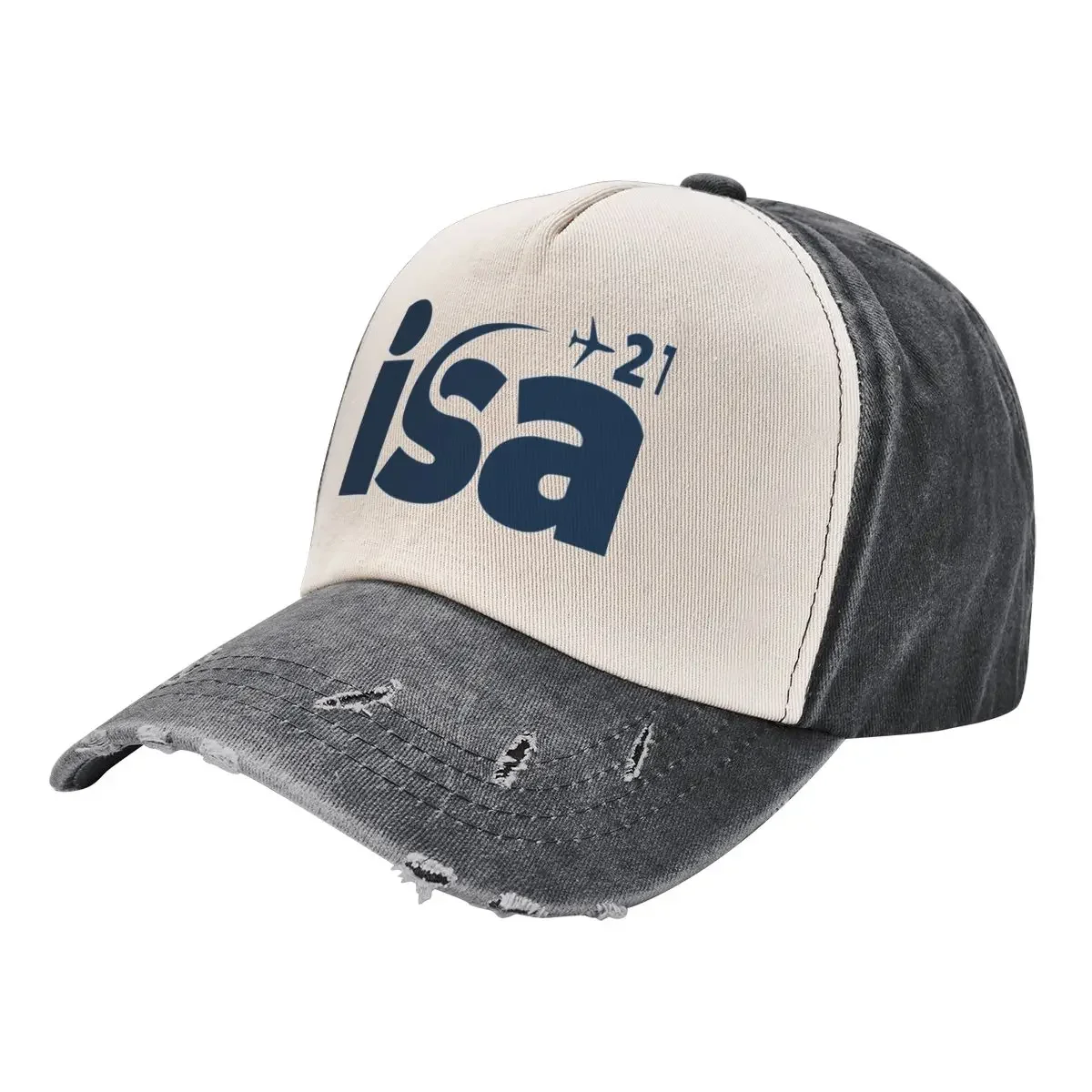 

ISA+21 Logo in black Baseball Cap Beach Bag Fishing cap Luxury man cap Golf Men Women's