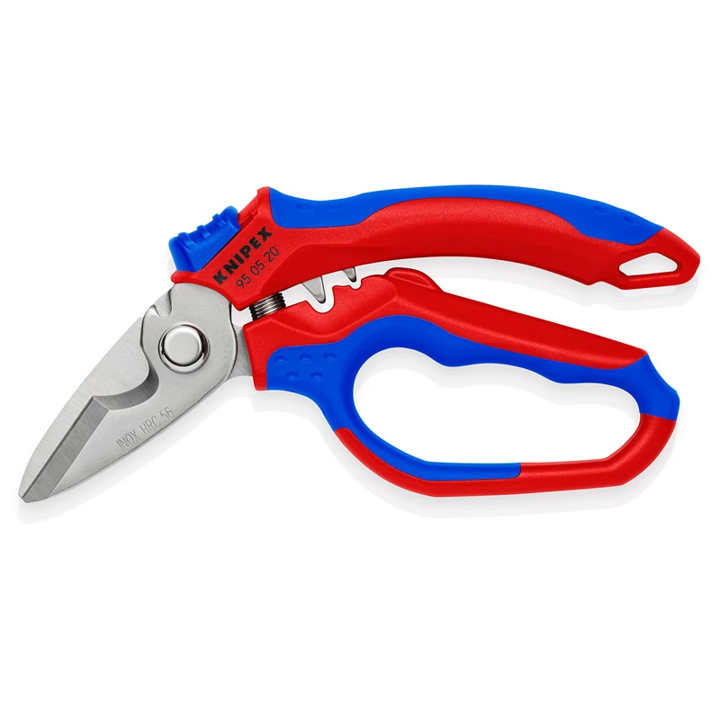 KNIPEX 95 05 20 SB Angled Electricians' Shears 6-1/4