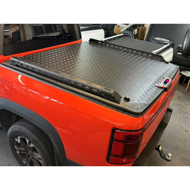High Quality Lightweight Aluminum Alloy Pickup Bed Caps Flat Hard Tonneau Cover