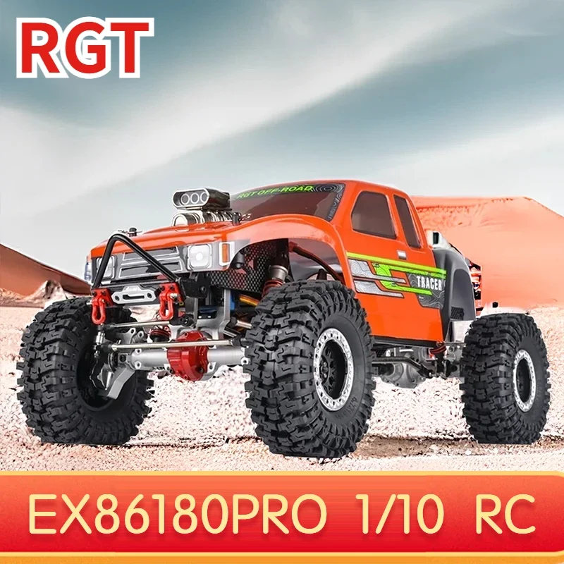 RGT EX86180PRO 1/10 RC Car 4WD Off-road Climbing Vehicle Electric Remote Control Buggy Crawler Four-wheel Steering Model Toy Boy