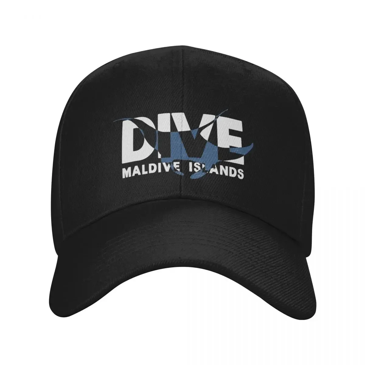 Maldives DIVE Manta Scuba Diving Baseball Cap Hood men's big size hat Men Women's