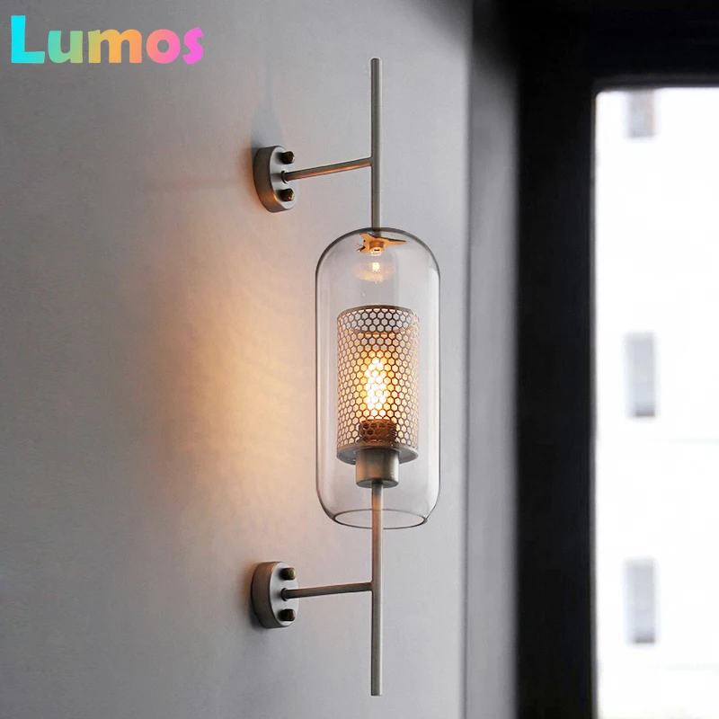 

Modern Glass Wall Lamps Fixture Luminaire Sconce Lighting Bedside Living Room Home Decoration Aisel Horridor Golden Ball Light