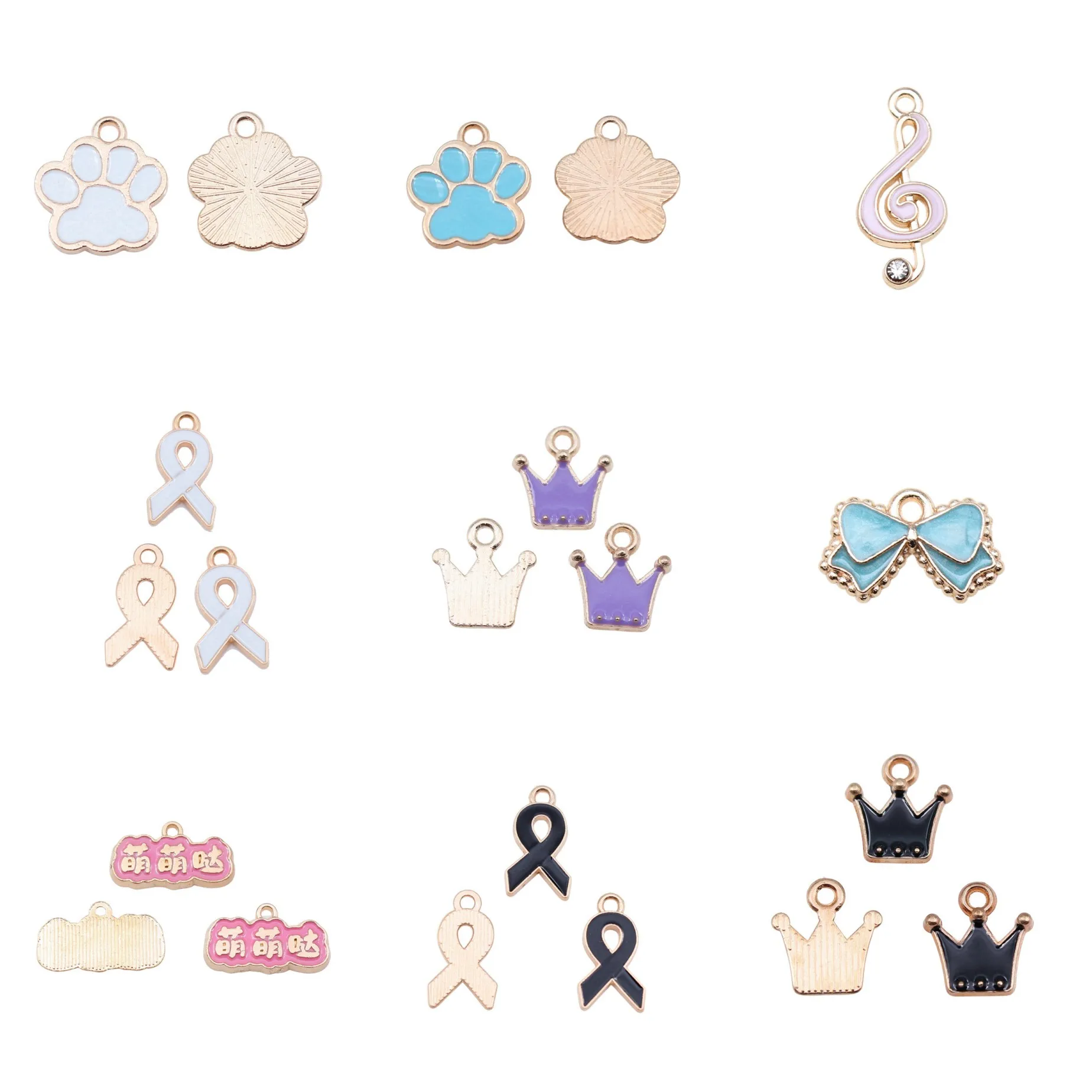 Mixed Colors Graduation Party Enamel Charms Pendant Holiday For Necklace Bracelet Earring DIY Jewelry Findings