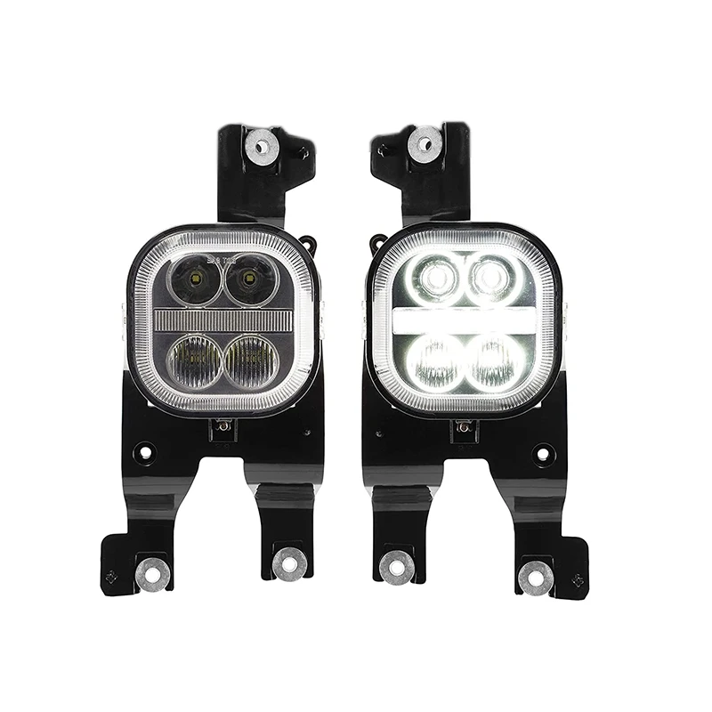 

LED Fog Light Assembly With Daytime Running Lights For 2008 2009 2010 Ford F250 F350 F450 F550 Bumper Driving Fog Lamp