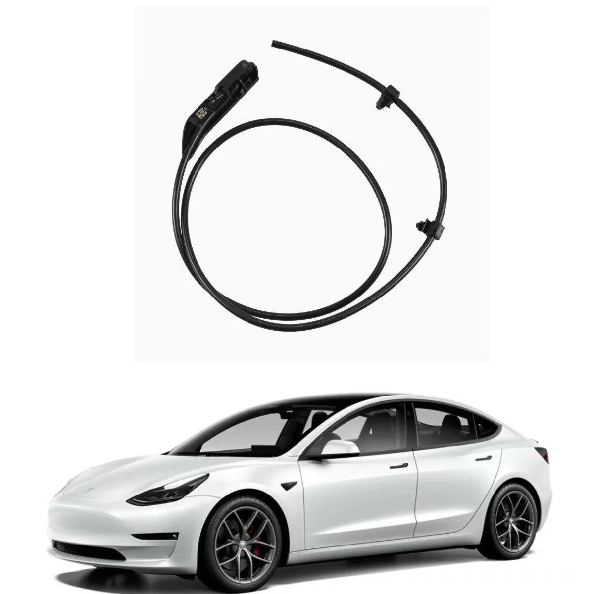 

Suitable for Tesla auto parts model 3/model Y car front wiper arm spray nozzle pipe accessories