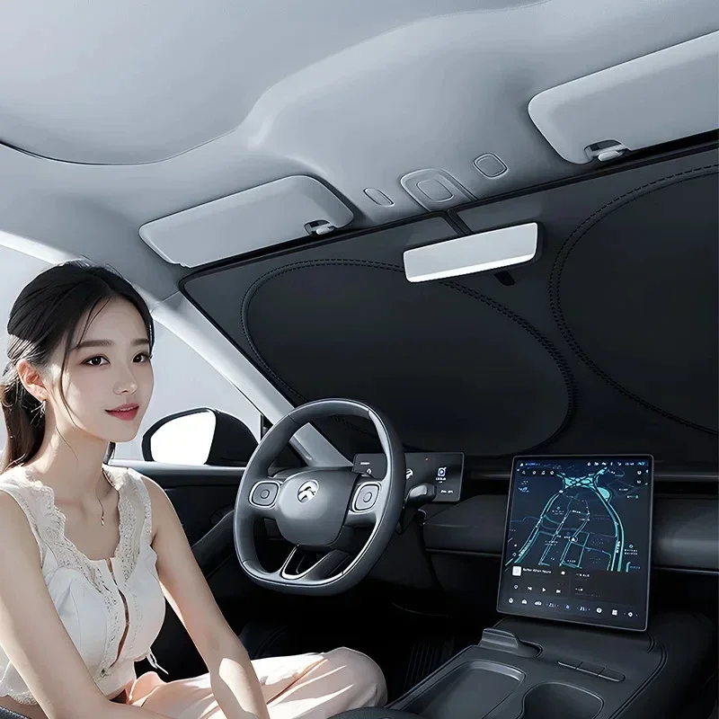Car Front Screen Sunshade Artifact Car Windshield Sun Protection Heat Insulation Summer Sunshade Window Shade