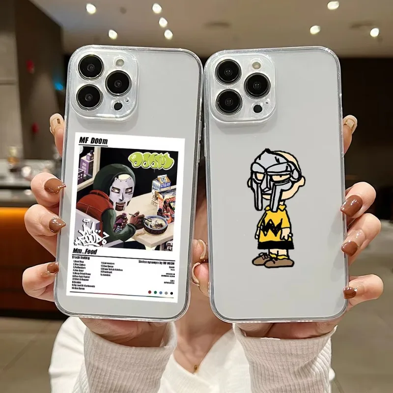 MF DOOM Hot Singer Handyhülle für iPhone 17 16 15 11 12 14 13 Pro Max Mini X XS XR 7 Plus 17E Stoßfeste Silikonhülle Fundas