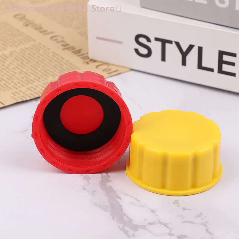 【M】1/2/3/5 Gallon Plastic Gas Can Cap ID 43mm OD 54mm H 23mm Portable Gas Tank Cap Replacement Red Yellow Gas Can Cap