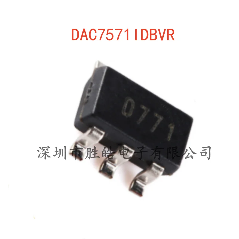 

(2PCS) NEW DAC7571IDBVR DAC7571 A 12-Bit Digital-To-Analog Converter Chip SOT-23-6 DAC7571 Integrated Circuit