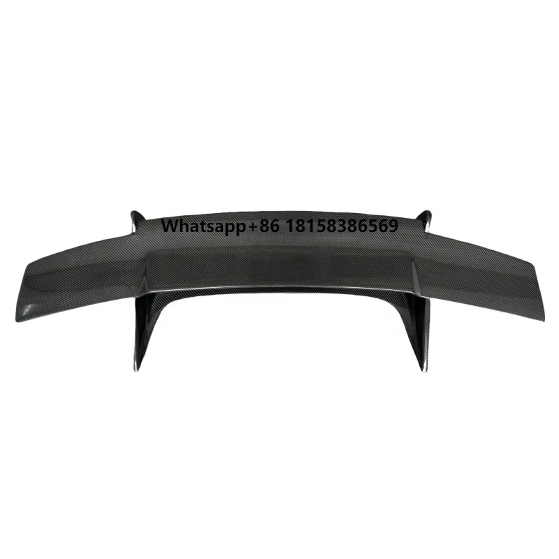 

Carbon Fiber Double Deck style Rear spoiler Wing For Ford Mustang