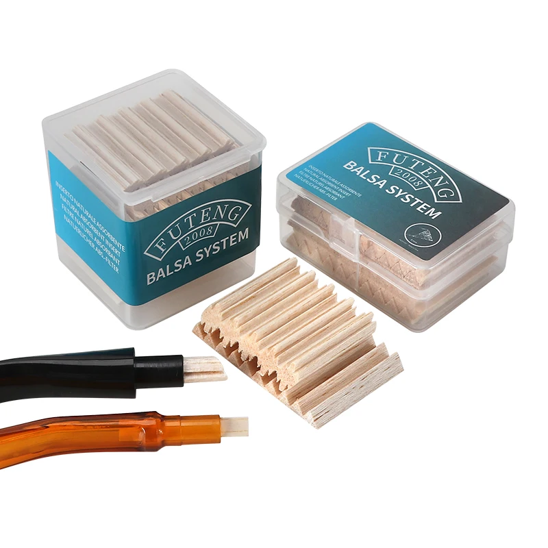 New 9mm Balsa Filters for Tobacco Smoking Pipes 6mm Wood Filter Wooden Cigarette Holder Smoking Accessories