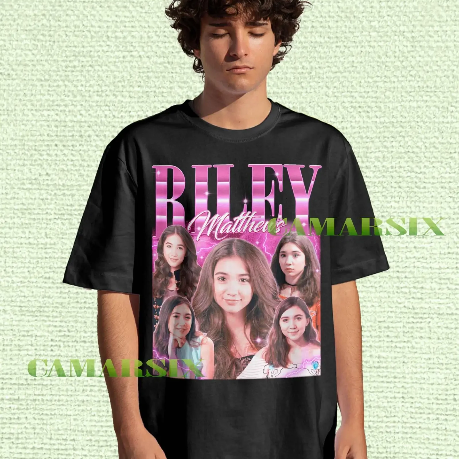 Vintage Riley Matthews Bootleg T Shirt Rowan Blanchard Retro Fans  vintage Washed Top For Everyday Wear graphic Slightly
