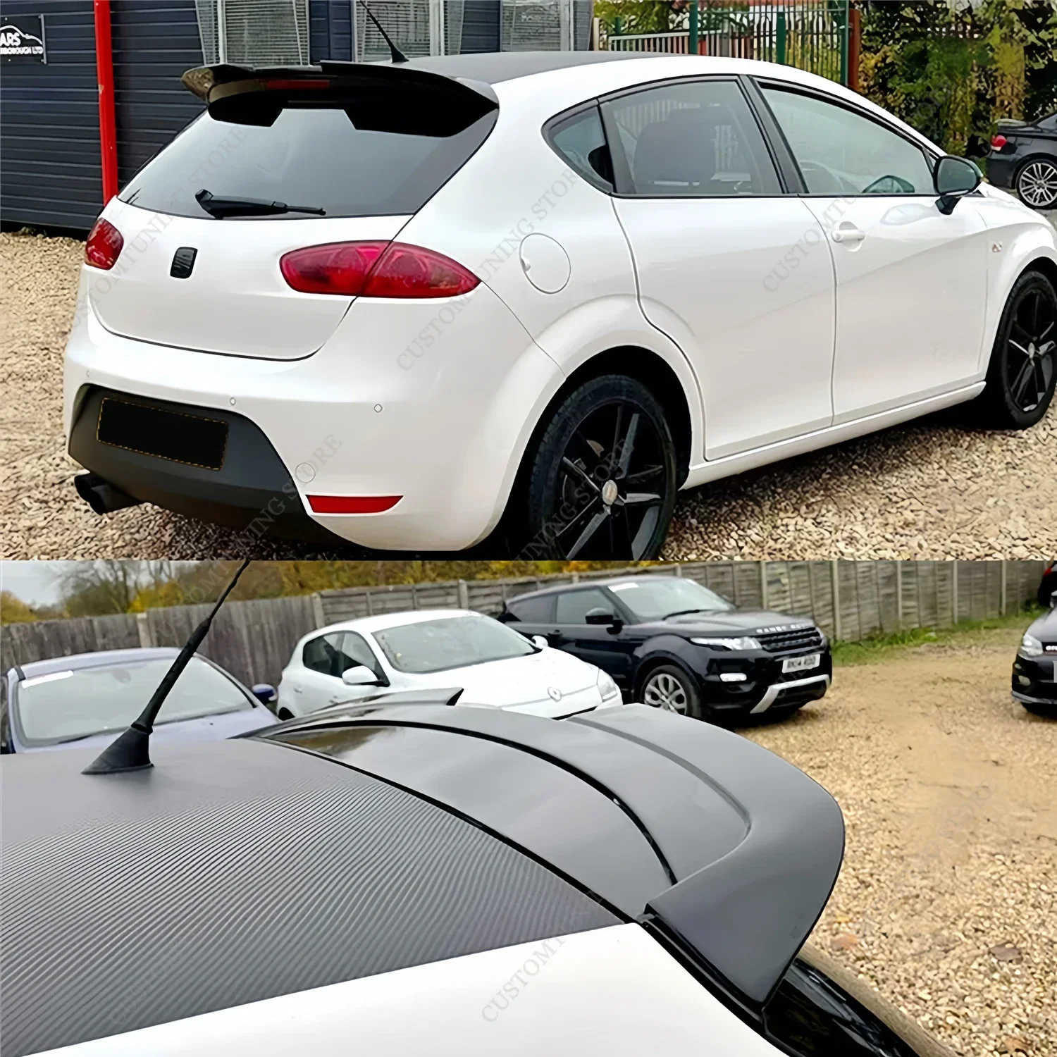 

Rear Roof Spoiler For Seat Leon MK2 1P Leon 2 Tsi Tdi 4-Door Hatchback 2009-2012 Facelift Rear Trunk Tail Wing Bodykits Tuning