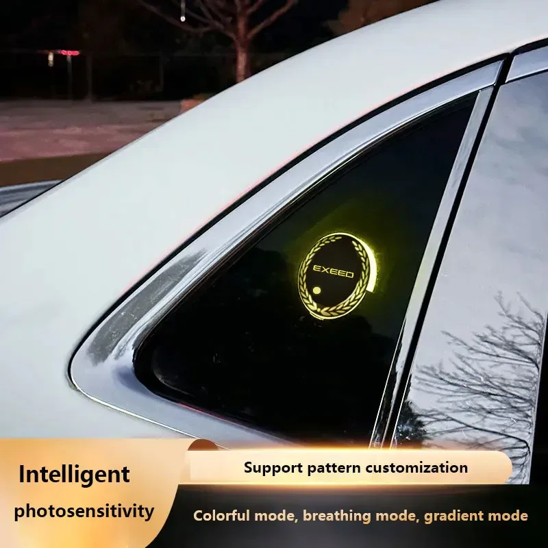 

1Pcs Car Triangle Window Decoration Atmosphere Light Car Lights Decorative For Chery Tiggo 7 Pro 8 Pro Exeed Tiggo 2 3x Car