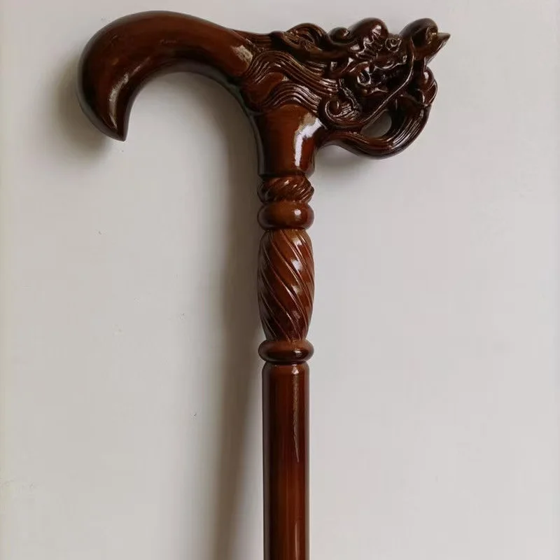 Rare old Ancient wood cane \walking stick, animal shape, exquisite designs, hand-carved