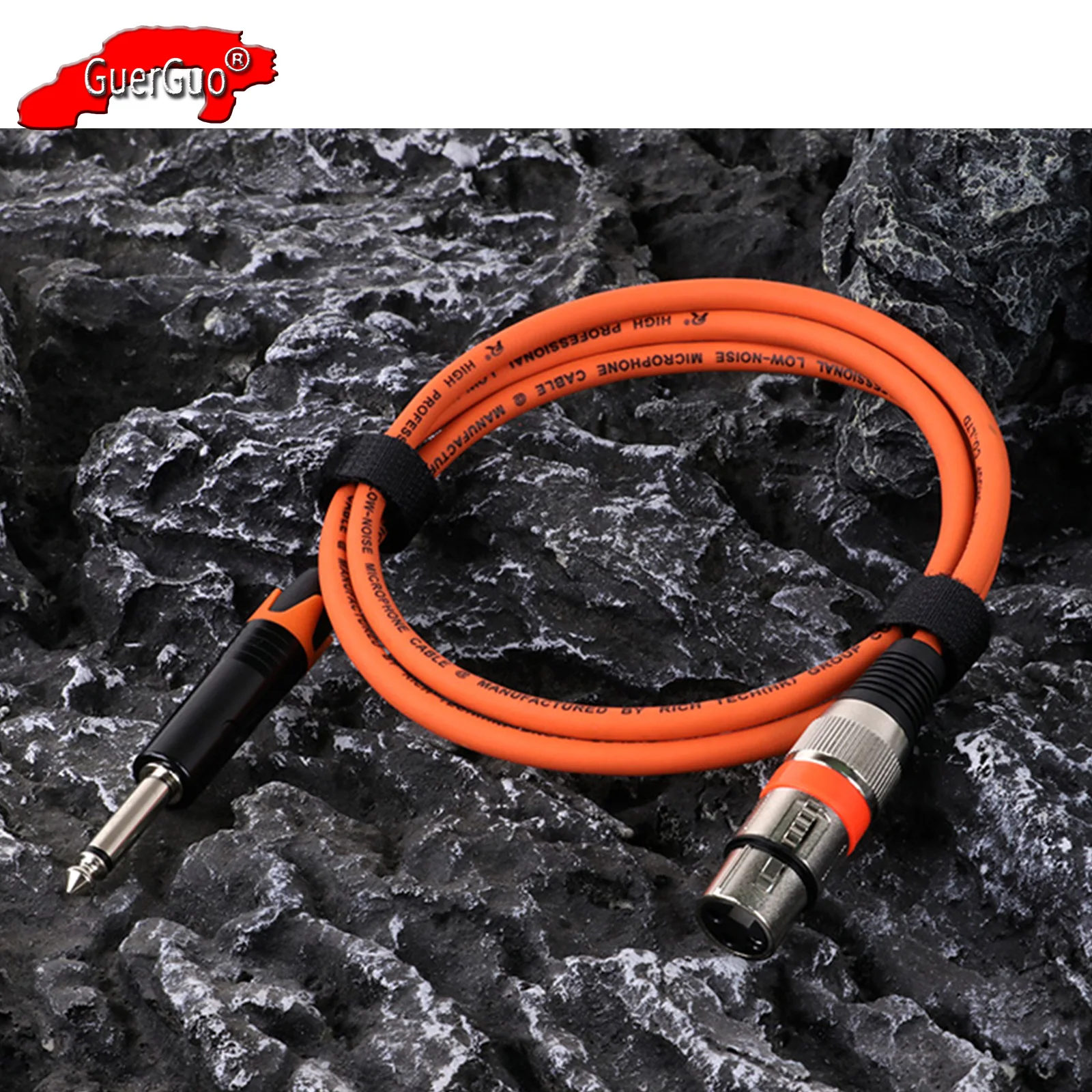 

XLR Cable 6.35mm 1/4 inch TS Mono Jack to 3Pin XLR Female Unbalanced Microphone Audio Extension Cord for Speaker Mixer Amplifier