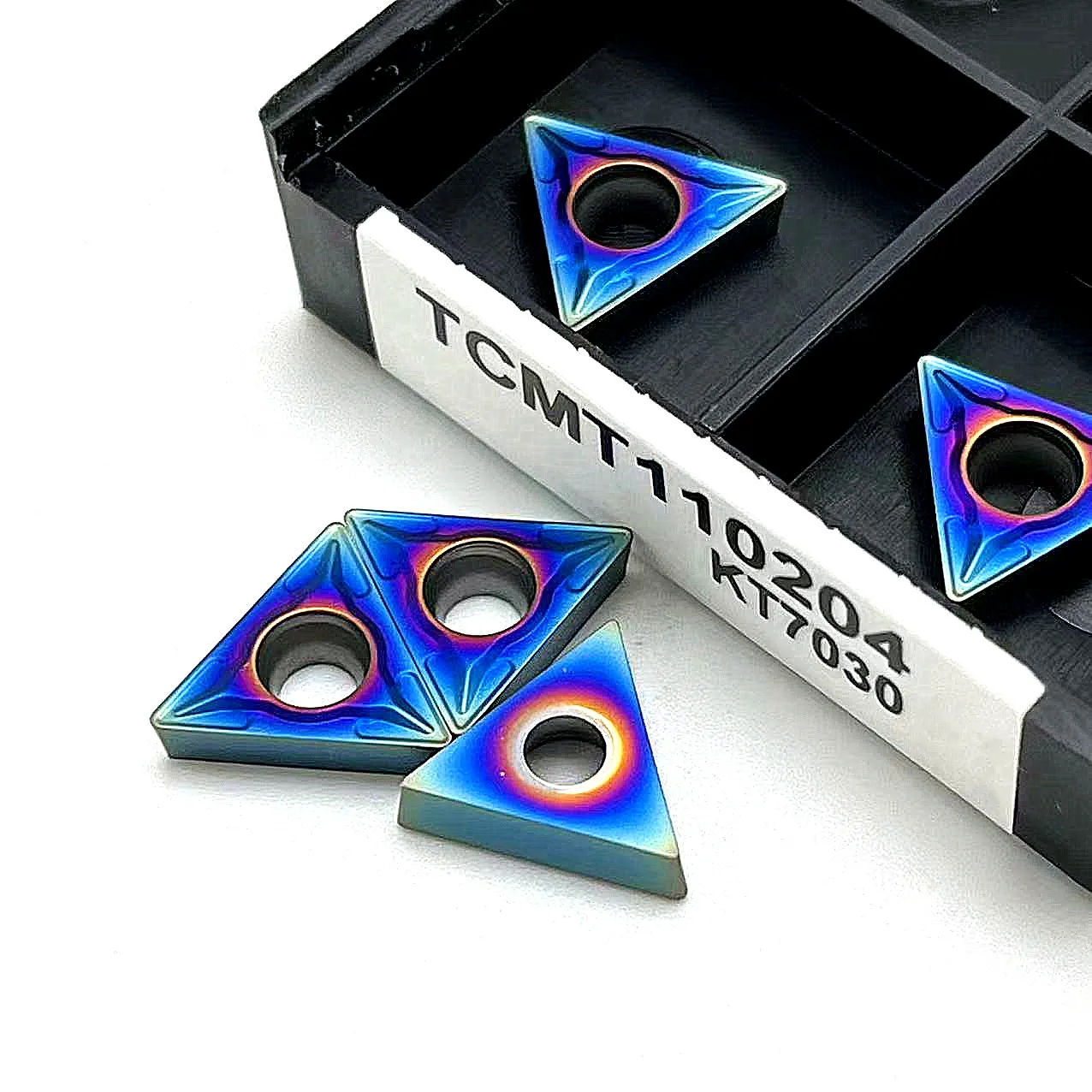 10 шт. Nano Blue TCMT 110204 TCMT110208 твердосплавные лезвия из нержавеющей стали токарный инструмент TCMT110208
