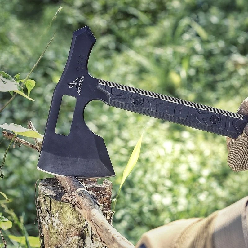 Outdoor Multifunctional Self-defense Engineer Axe Camping Vehicle Sharp Breaking and Dismantling Tactical EDC Tool