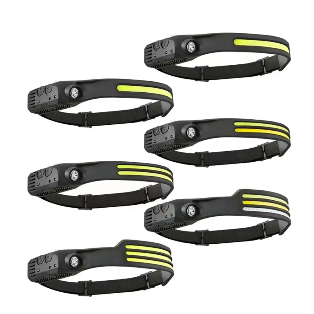 

Фонарь налобный Аккумуляторный с датчиком, USB
