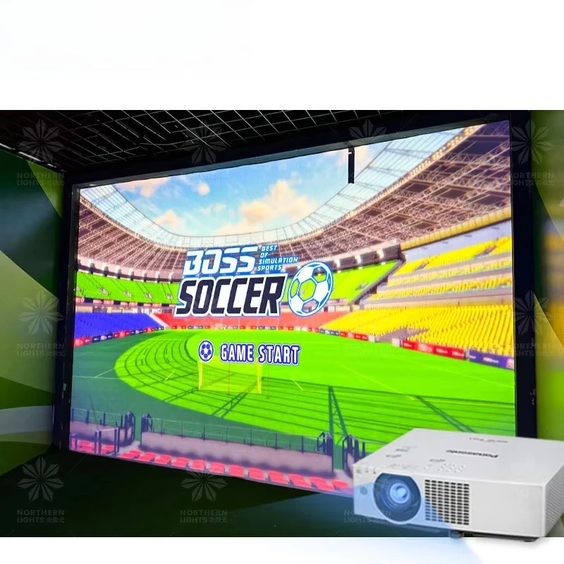 Hot Selling Football Simulator AR Sport Football Game Projection Interactive Wall Soccer Game Simulator