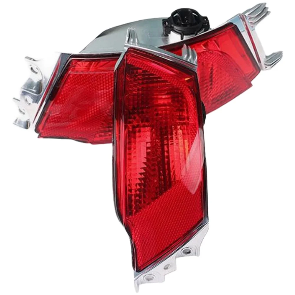 For F-Pace Rear Bumper Replacement Red Rear Reflector Lamp Direct Replacement Plastic Construction Direct Fitment