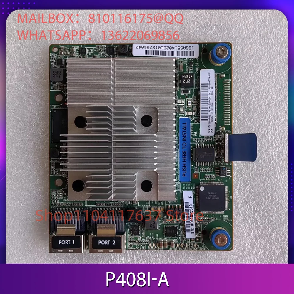 

FOR HP P408i-a Array card 12g sas 836260-001/804334-001 DL360/DL380 G10 Server array card