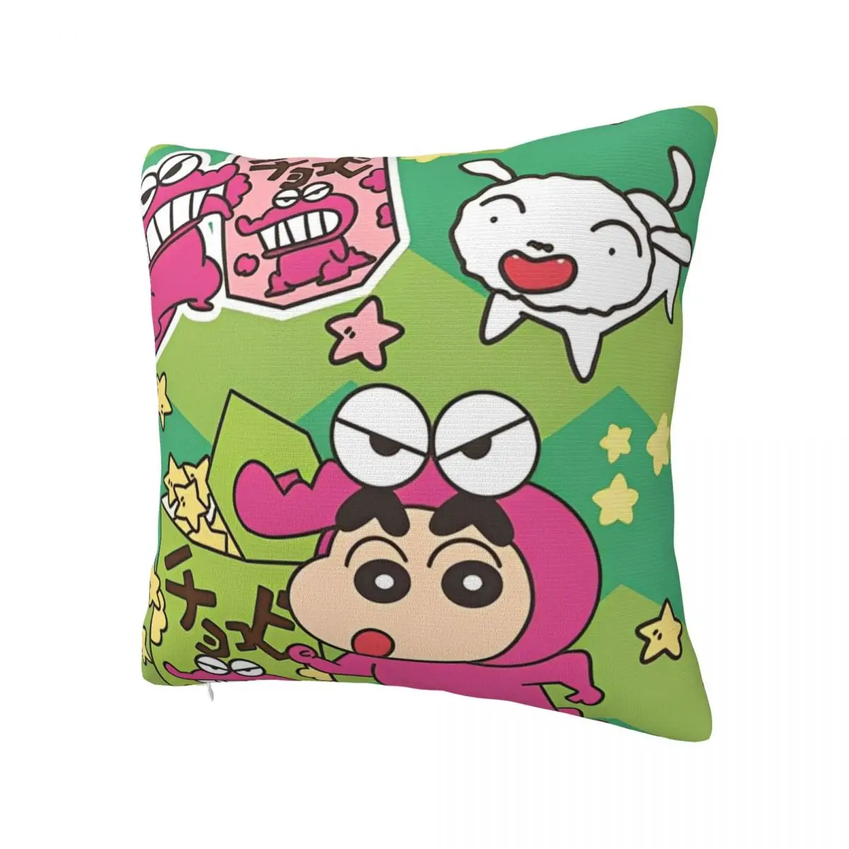 Pillow Case Crayon Shin-chans Soft Pillow Cover Vintage Cushion Cover Pattern Pillowcases For Living Room Chair