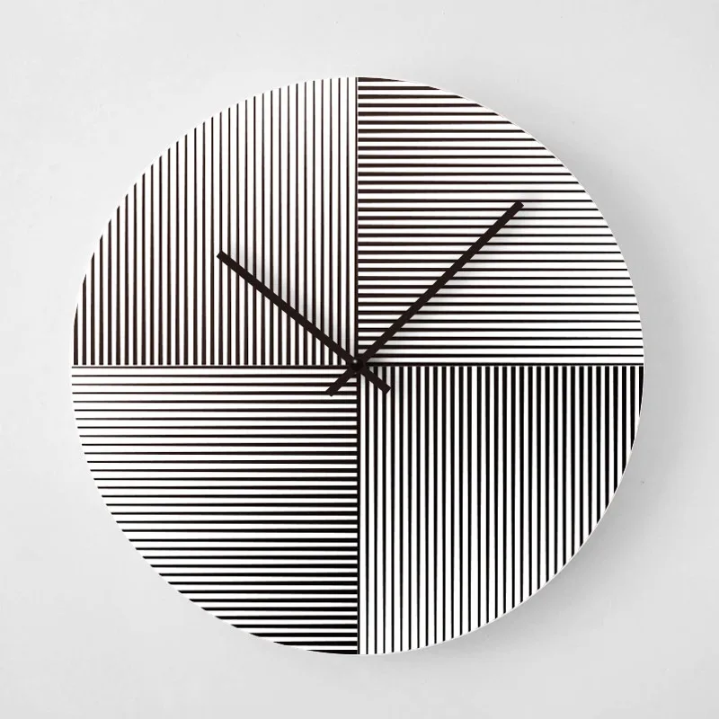 Reloj de Pared Creativo de Arte Pop, Serie Timeline, Silencioso, Sin Tictac, Decoración Única para Sala de Estar u Oficina, Reloj de Pared Artístico Moderno