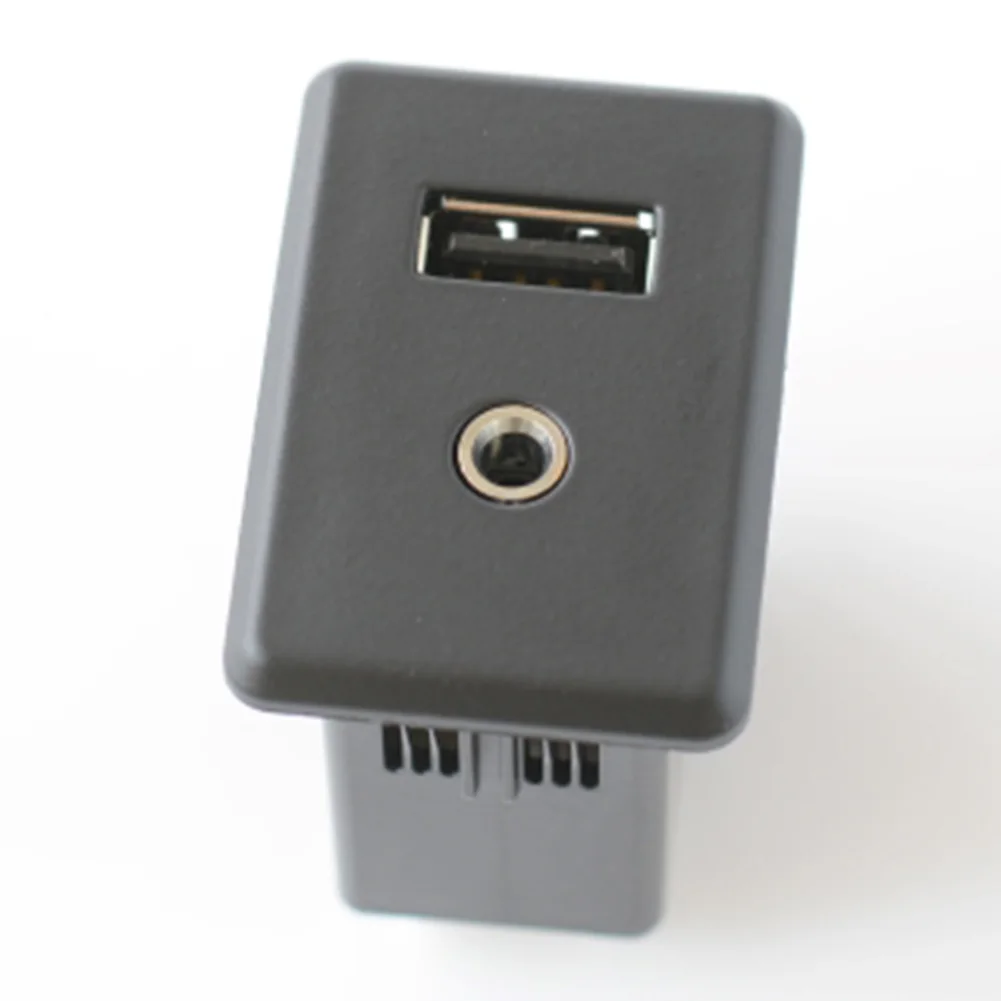 AUX Panel Fitment Car USB Panel Vehicle Accessory Installation Easy To Use Non-deformable Structure Practical Accessory