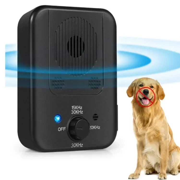 Automatic Ultrasonic Anti-Barking Device, Pet Dog Repeller Dog Anit Barking Training Clicker Pet Supplies Dog Training Equipment