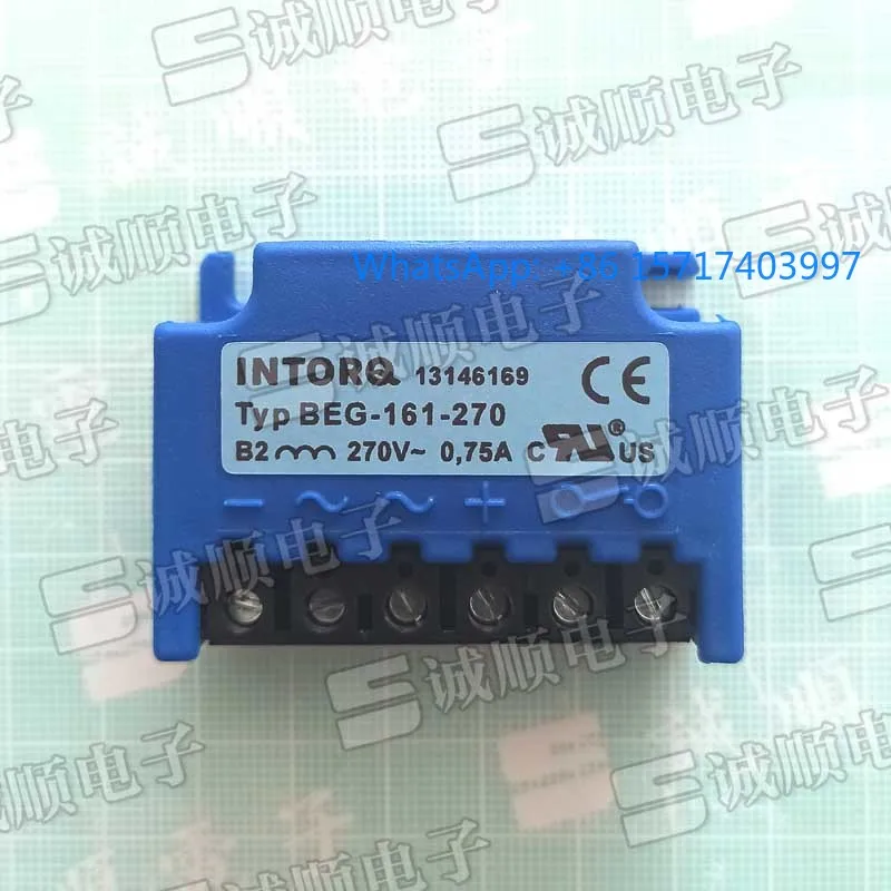 

Replace BEG-161-270 brake rectifier B2 270V 0.75A 13146169 INTORQ