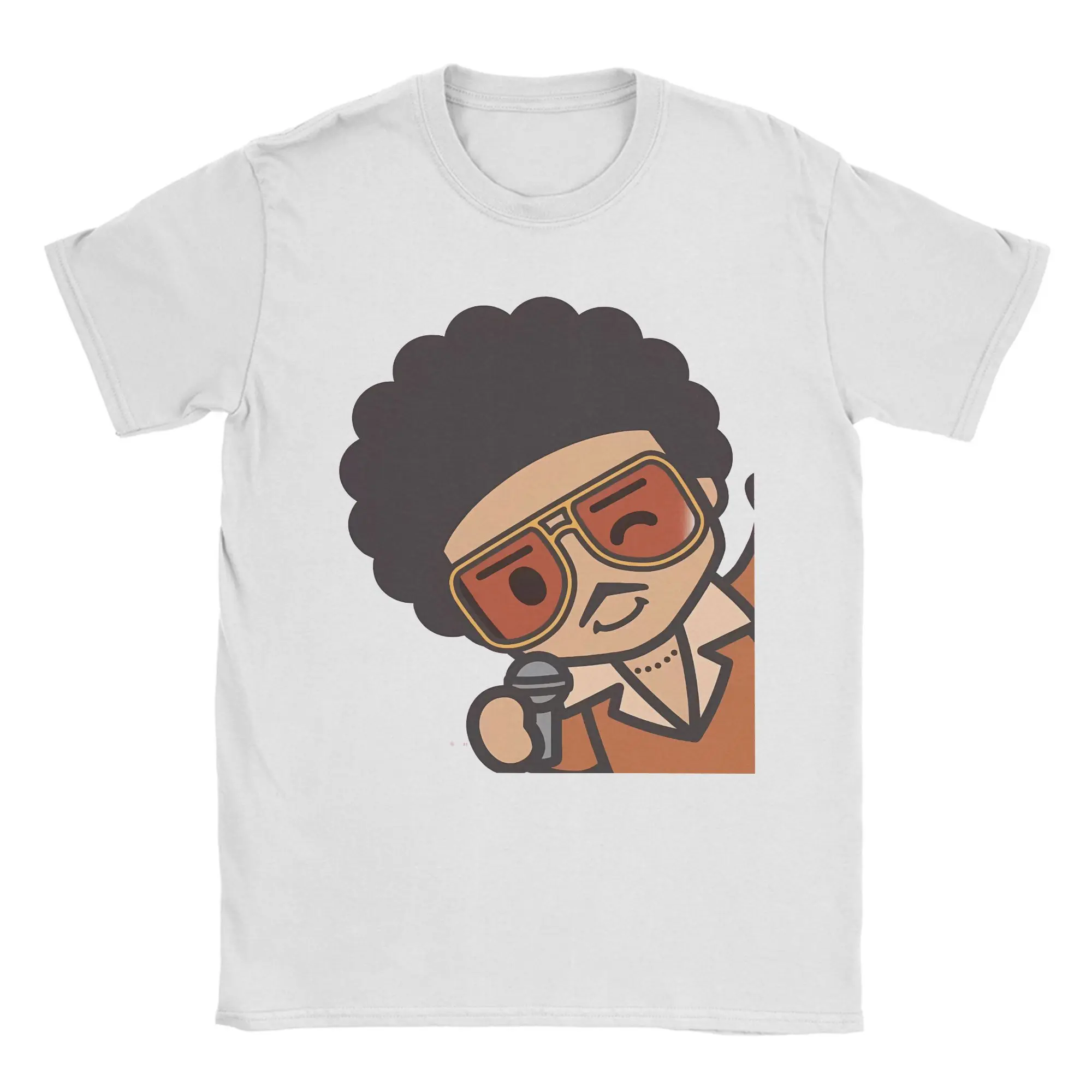 Bruno Mars The Romantic Tour 2026 T Shirt Summer  Cotton T-Shirts For Men Leisure Design Tshirt Short-Sleeve Y2K Basic Tops