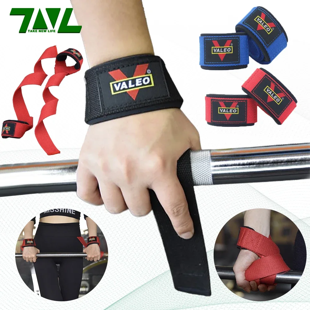 1Pair Weight Lifting Wrist Non-slip Straps Belt Bands Gym Fitness Bodybuilding Training Lifting Straps Wristband Power Crossfit