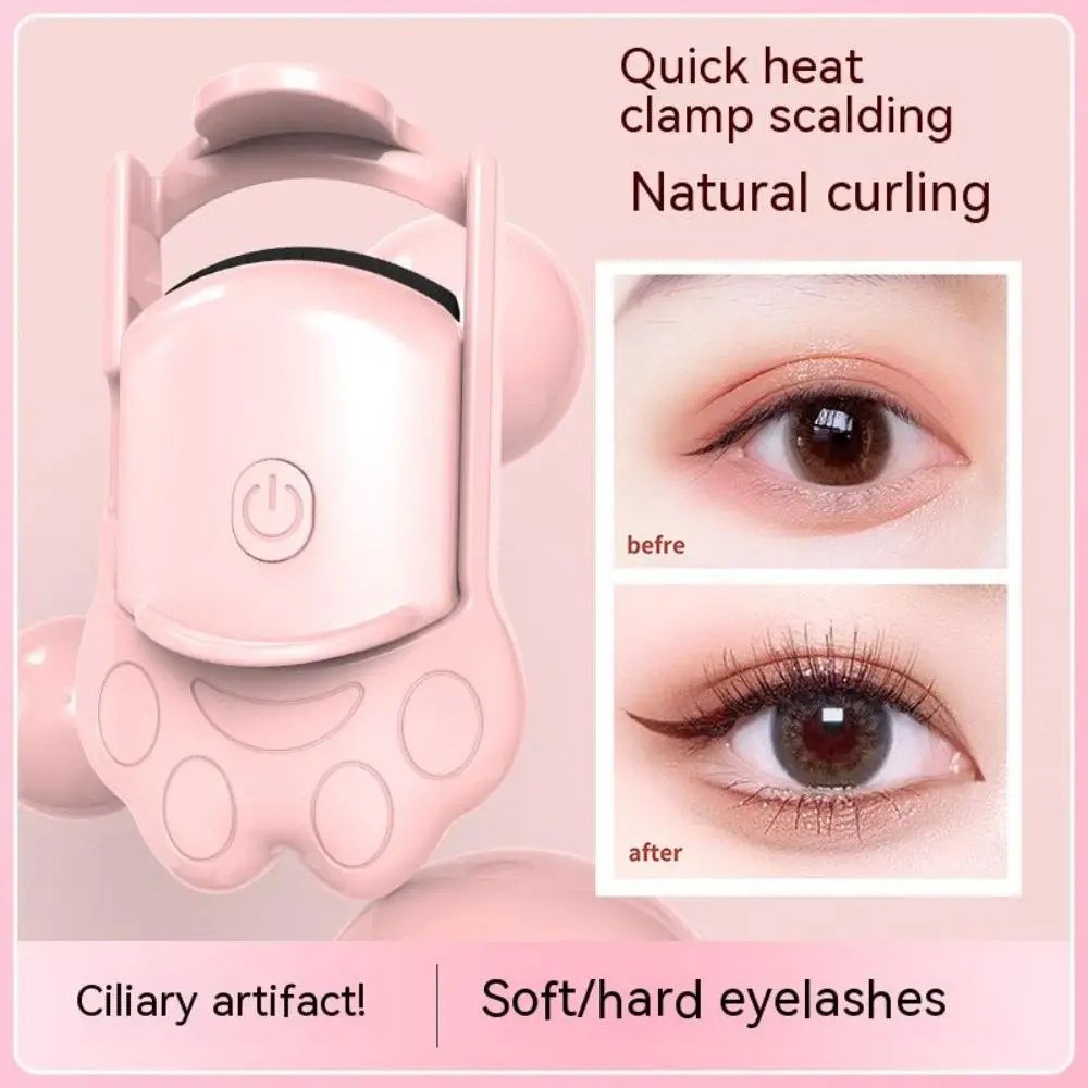 Herramienta de maquillaje de ojos con Clip elevador, accesorios de maquillaje, Permanente de Pestañas calentada eléctrica, rizador de pestañas térmico