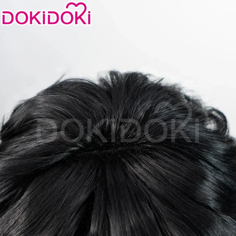 2025 ياماتو أنيمي قواطع الرياح DokiDoki الرجال 32 سنتيمتر أسود قصير الشعر ياماتو إندو تأثيري غطاء شعر مستعار مجاني