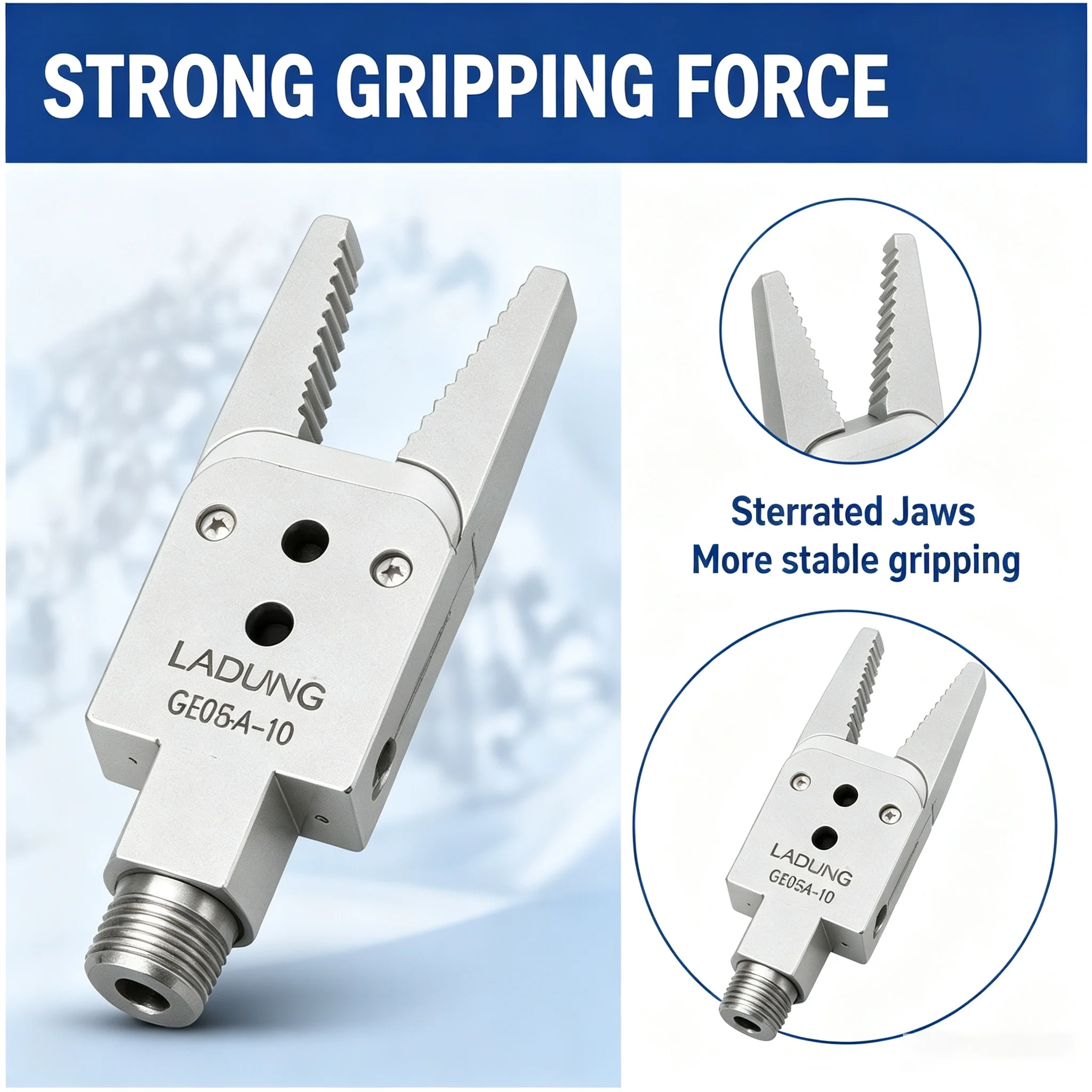 Manufacturer Sprue Gripper for EOAT Pneumatic Air Gripper Pneumatic Clamp Cylinder GE05A Series