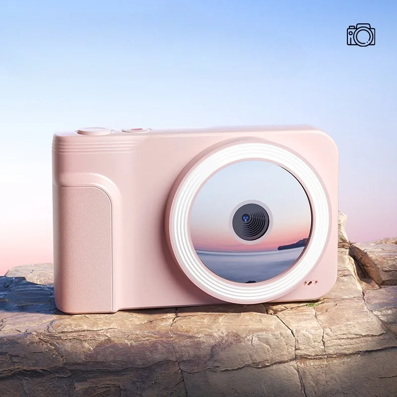 4K Digital Camera 48MP AF Autofocus Point Shoot Camera 16X Digital Zoom Electronic Anti-Shake Compact Portable Camera with 64GB