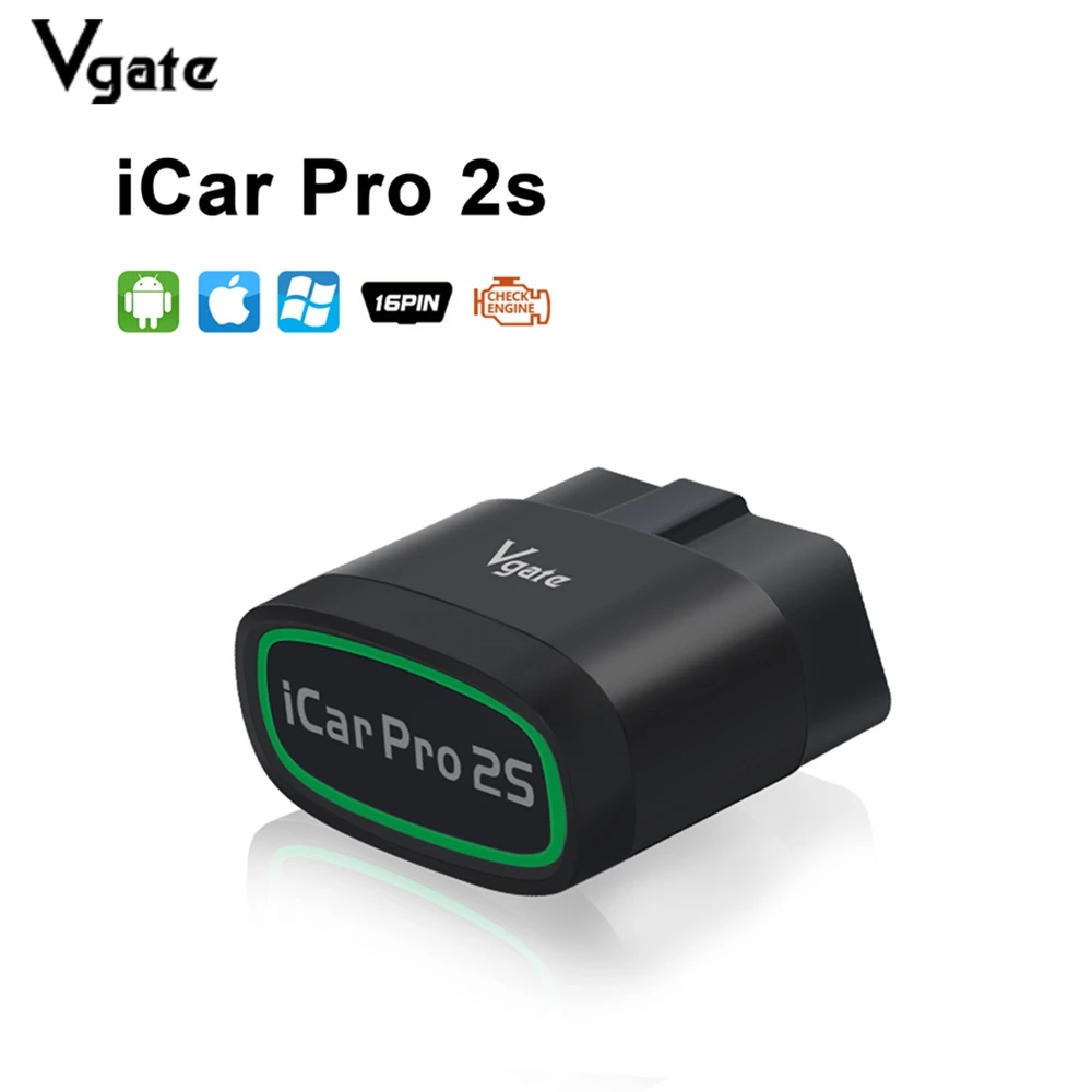 

Vgate iCar Pro 2S Bluetooth 5.3 OBD2 Scanner Auto SCAN ELM327 Diagnostic Tool OBDII Diagnose for iOS/Android/Windows Fast Ship