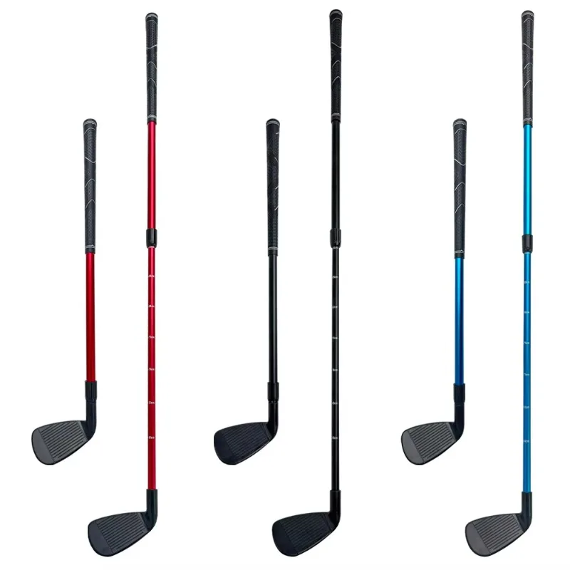 Two Section Adjustable Golf Clubs Aluminum Alloy Shaft Telescopic Chipper For Outdoor Golf Chipping Training And Practicing Use