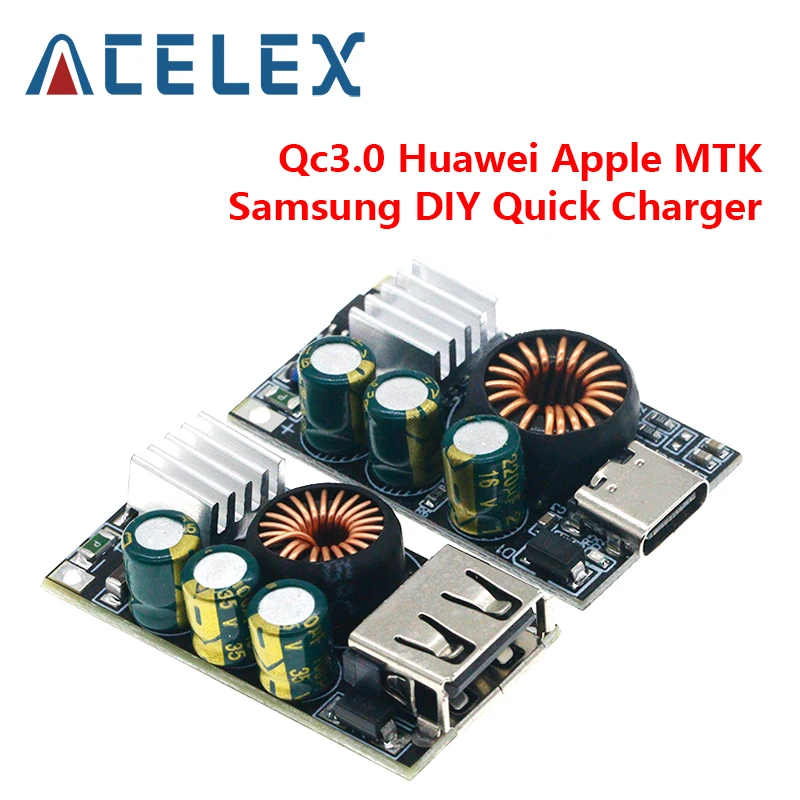 QC3.0 Apple Huawei MTK Samsung DIY snellader DC 5-32V 24W step-down module voor noodopladen van mobiele telefoon