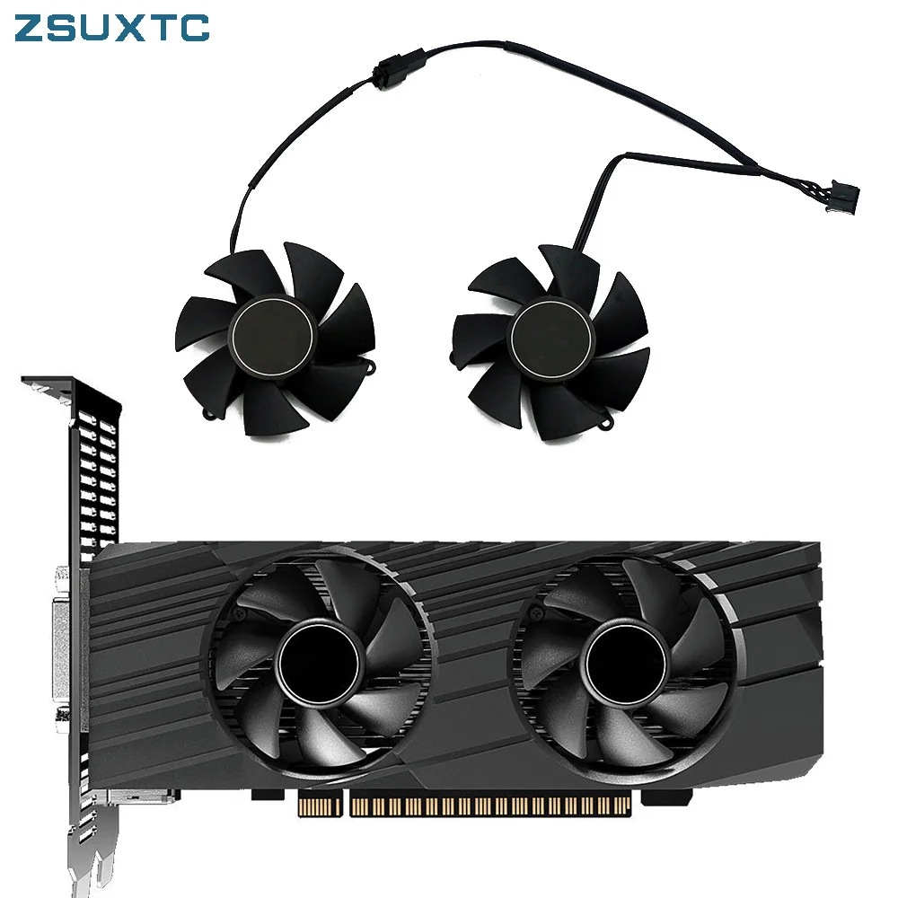 Refroidisseur vidéo GPU VGA FS1250-S2053A 0.19A foulant le ventilateur de carte pour le refroidissement de cartes Gigabyte GTX 1650 1630 GTX1650 D6 OC Low Profile 4G