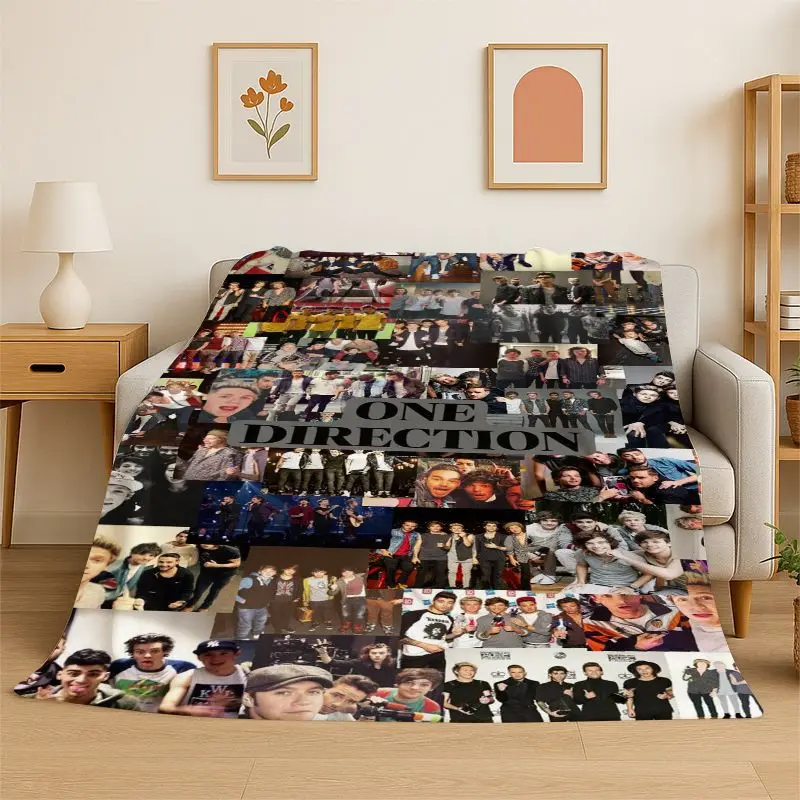 Popular One D-Direction Singer 1D Soft Flannel Throw Blanket,Warm Cozy Blanket for Bed,Couch,Sofa,Bedroom,Living Room,Travel