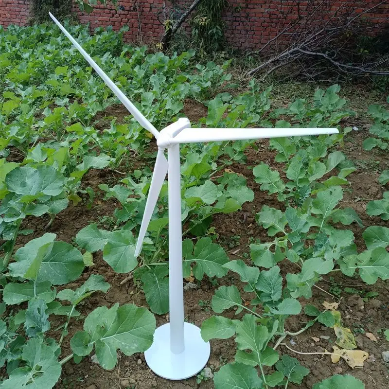 Wind turbine model simulation ornament windmill model collection decoration