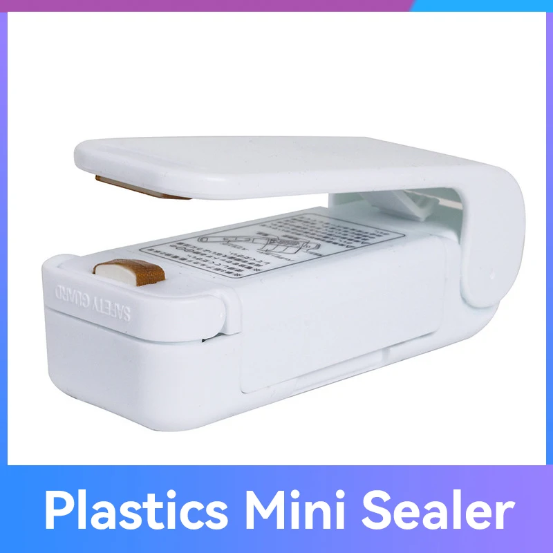 1pc Mini Heat Bag Sealing Machine Package Sealer Bags Thermal Plastic Food Bag Closure Portable Sealer Kitchen Accessories