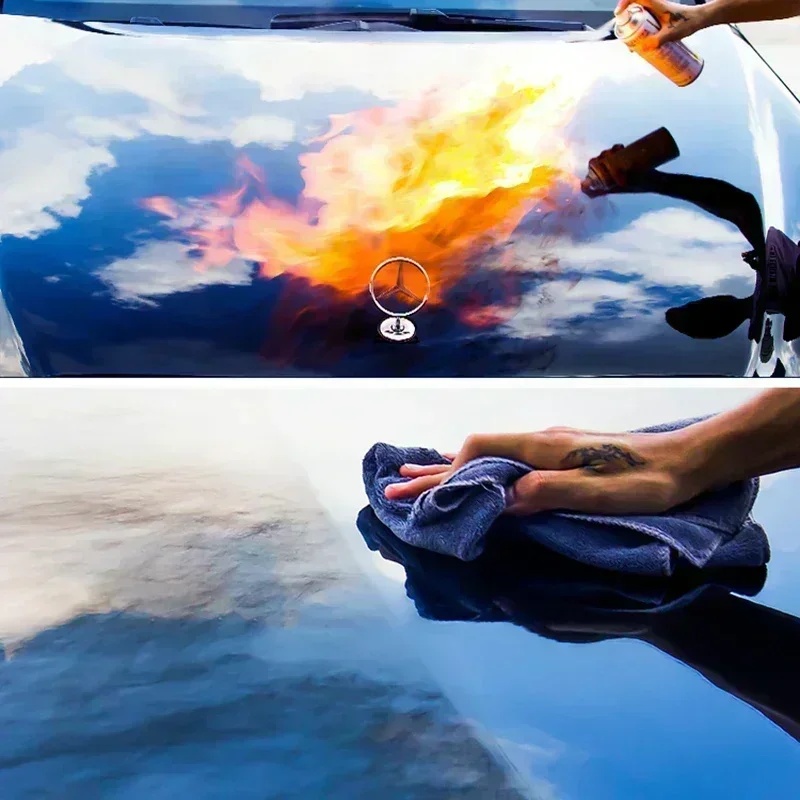 10H Ceramic Car Coating 500ML Nano Liquid Glass Plated Crystal Hydrophobic Waterproof Polishing Paint Hardness Car Polish Wax image 4