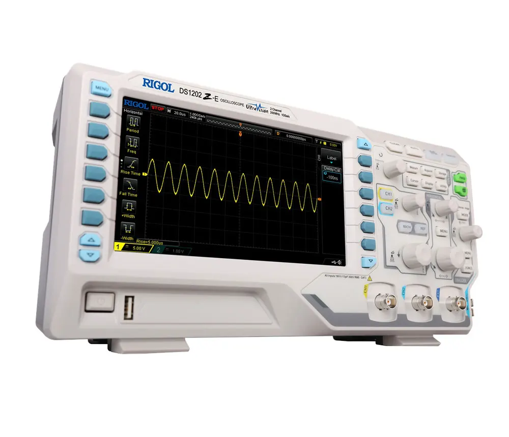 Oscyloskop cyfrowy Rigol DS1102Z-E 2CH, 100MHz, DS1202Z-E 2CH, 200MHz, 1GSa/s, 24Mpts