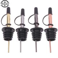 1pcs Stainless Steel Classic Bottle Pourers Tapered Spout Liquor Pourers Flow Wine Bottle Pour Spout Stopper Bar Accessories
