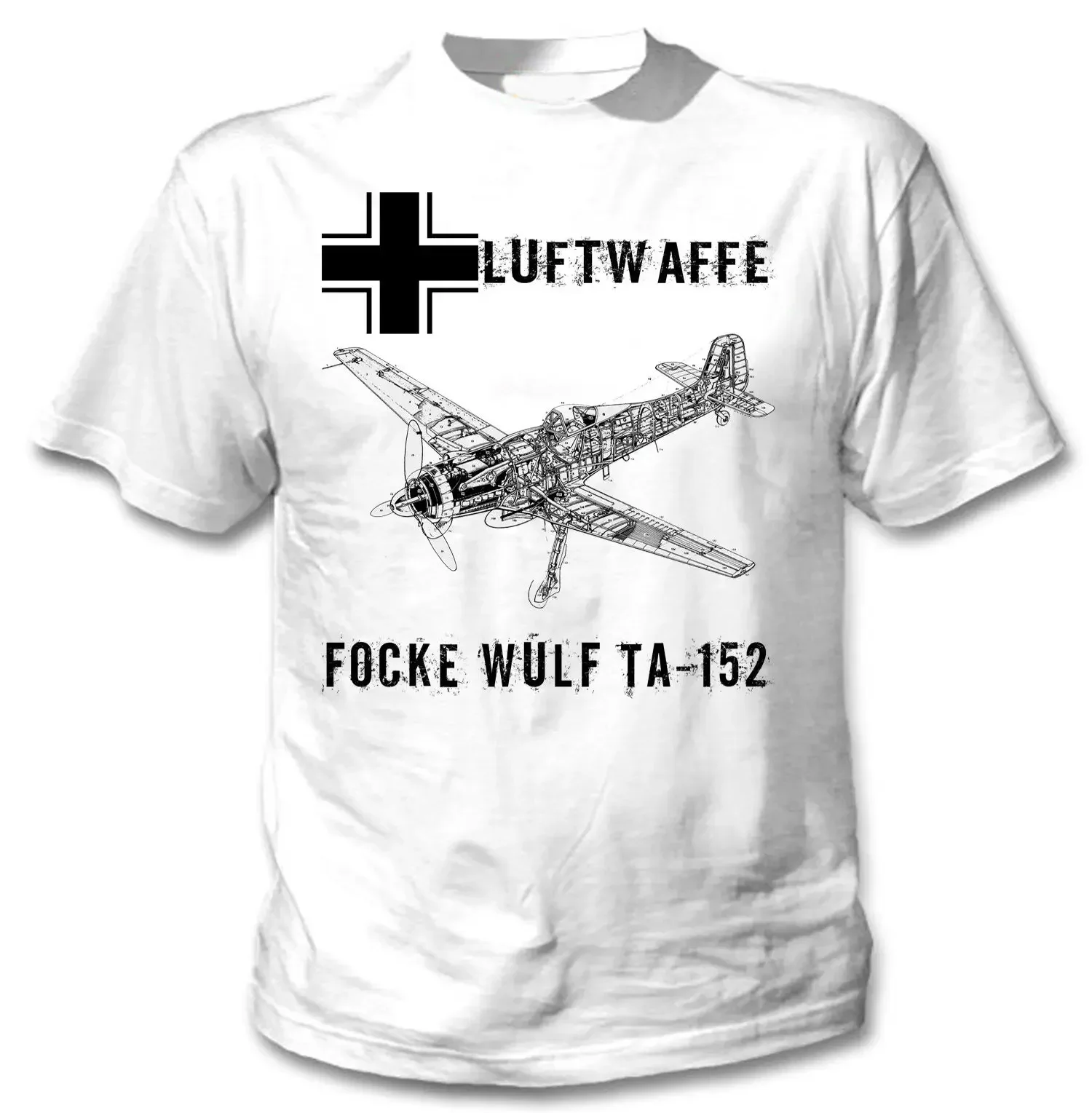 New Arrival Men'S Fashion Focke Wulf Ta-152 Wwii Plane - New Amazing Graphic Tshirt- S-M-L-Xl-Xxl Tee Shirt