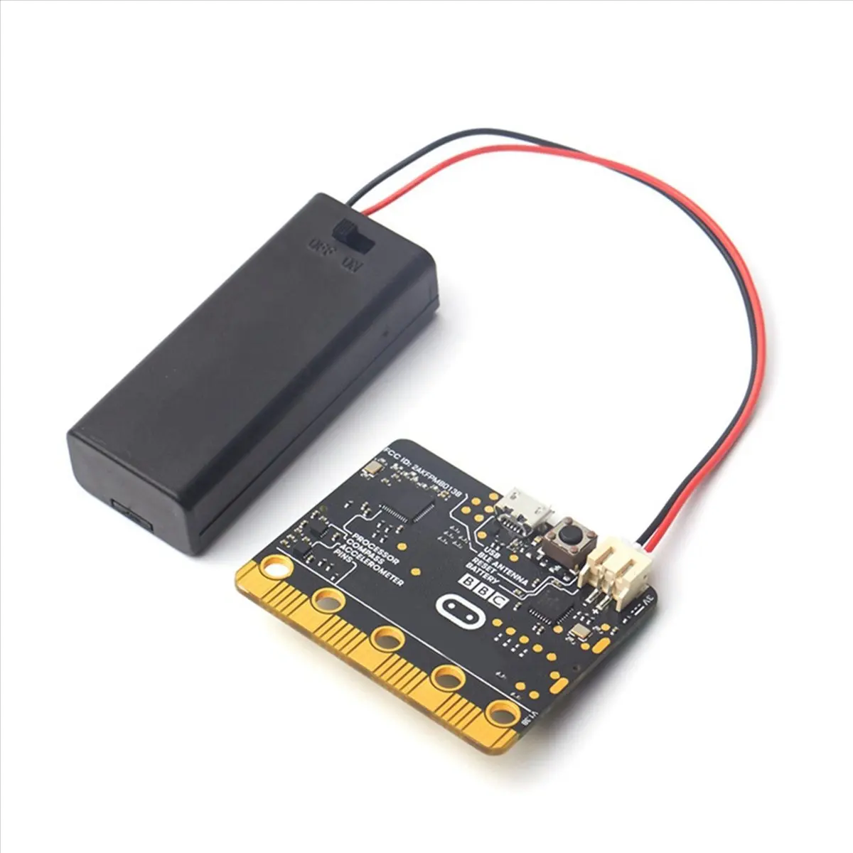 |N06R NEW|  10 Pcs for Battery Holder Case Cover Shell for 2Pcs AAA Batteries 3V PH2.0 for Microbit Development Board Ki